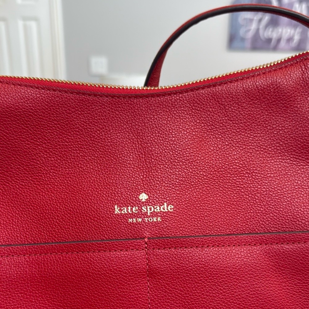 Kate Spade Red Bailey Shoulder Bag - Picture 12 of 12